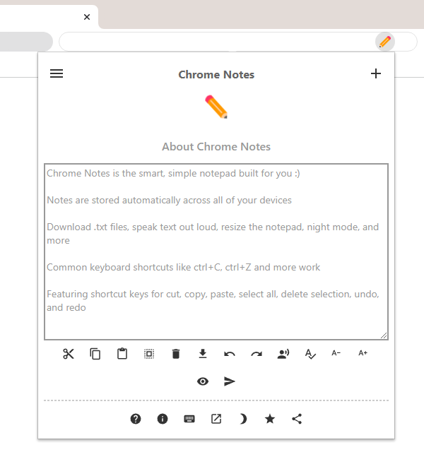 Chrome Notes
